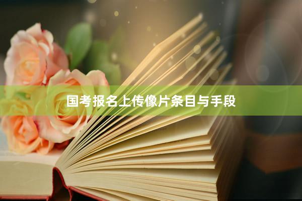 国考报名上传像片条目与手段
